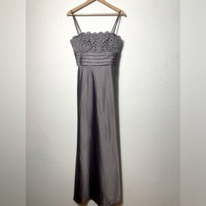 Adrianna Papell Occasions off the shoulder or shoulder straps maxi dress purple